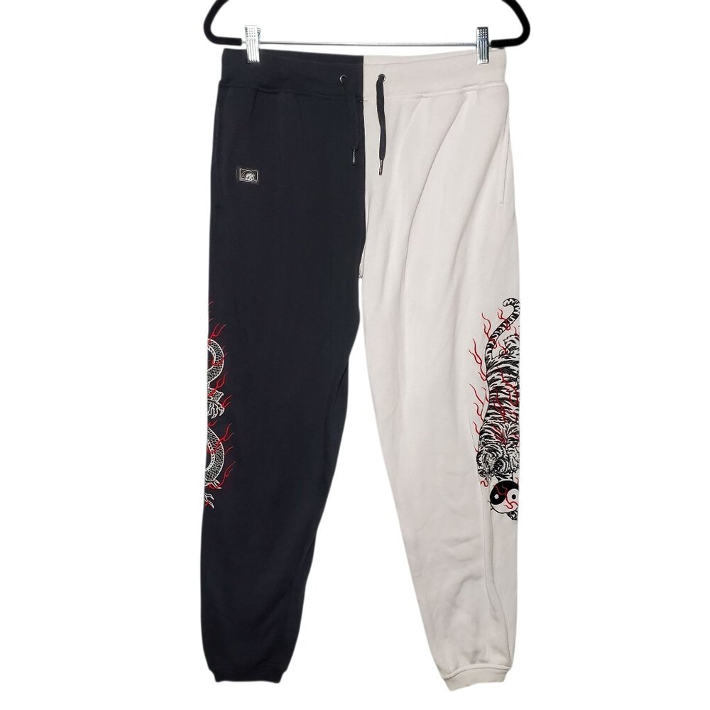 Lurking Class by Sketchy Tank Sweatpants Embroidered Tiger Dragon Ying Yang